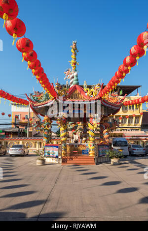Chiang Mai, Thailand - Januar 25, 2019: Samakkee Charity Foundation Chinses Tempel in Chiang Mai, Thailand Stockfoto