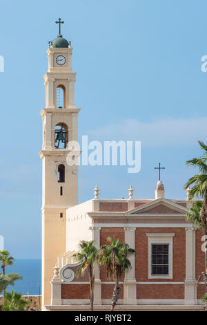 St. Peters Kirche in der Altstadt von Jaffa, Tel Aviv, Israel Stockfoto