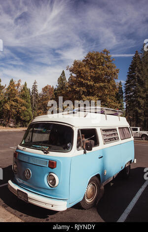 Volkswage Typ 2. Yosemite National Park. Stockfoto