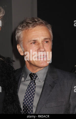 Christoph Waltz 02/05/2019 Die Los Angeles Premiere von "Alita: Battle Angel' im Regency Dorf Theater in Los Angeles, CA Foto: Cronos/Hollywood Nachrichten gehalten Stockfoto