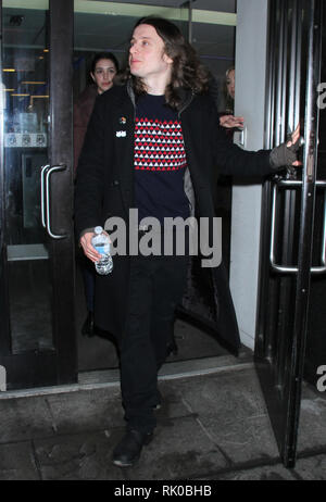 New York, NY, USA. 08 Feb, 2019. Rory Culkin zu Guten Tag NY Förderung seinen neuen Film, Lords of Chaos auf New York, NY, USA. 08 Feb, 2019. in New York City, Kredit: Rw/Medien Punch/Alamy leben Nachrichten Stockfoto