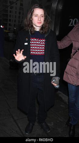 New York, NY, USA. 08 Feb, 2019. Rory Culkin zu Guten Tag NY Förderung seinen neuen Film, Lords of Chaos auf New York, NY, USA. 08 Feb, 2019. in New York City, Kredit: Rw/Medien Punch/Alamy leben Nachrichten Stockfoto