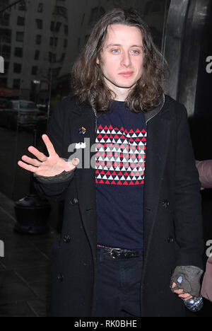 New York, NY, USA. 08 Feb, 2019. Rory Culkin zu Guten Tag NY Förderung seinen neuen Film, Lords of Chaos auf New York, NY, USA. 08 Feb, 2019. in New York City, Kredit: Rw/Medien Punch/Alamy leben Nachrichten Stockfoto