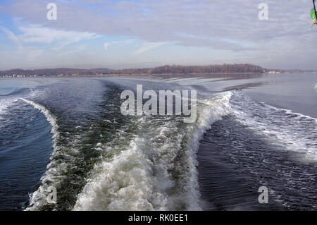 Der ein Fischerboot in die Chesapeake Bay in der Nähe von Annapolis, Maryland Stockfoto