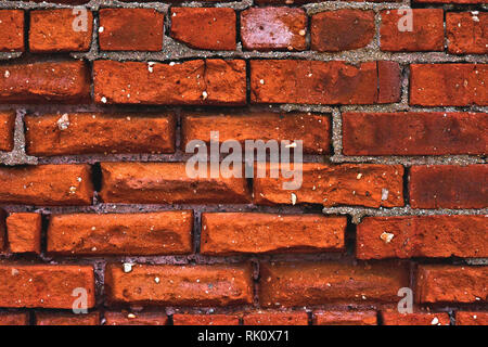 Ziegelwand Hintergrund am Fort Adams state park Newport Rhode Island Stockfoto