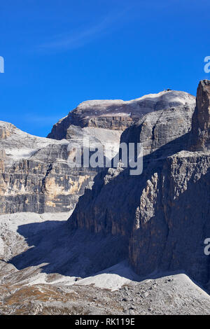 Piz Boe der Sellagruppe, Dolomiten, Trentino, Italien Stockfoto