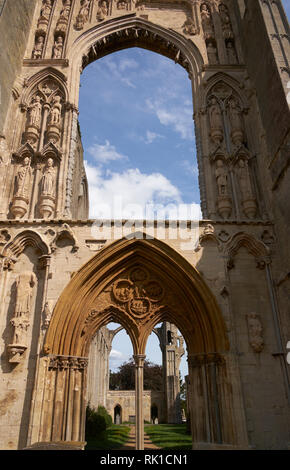 Crowland Abtei (auch Croyland Abtei geschrieben), Crowland, Lincolnshire, Großbritannien. Stockfoto