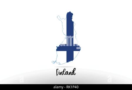Landesflagge Finnland Landesflagge Finnland