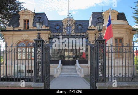 Chile, Magallanes, Punta Arenas, Braun Menendez Regional Museum, Stockfoto