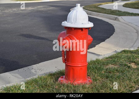 Hydrant in Chantilly, VA Stockfoto