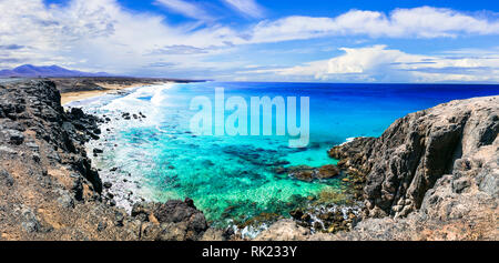 Schöne El Cotillo, Fuerteventura, Kanaren, Spanien. Stockfoto