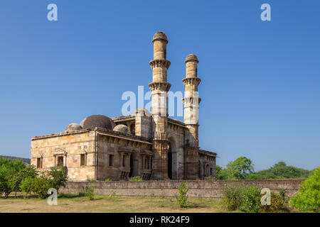 Champaner, India-December Pavagadh, Gujarat, 07, 2014 - von der Seite von Kevda Masjid Stockfoto