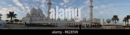 Der Scheich Zayed Moschee - Abu Dhabi Stockfoto