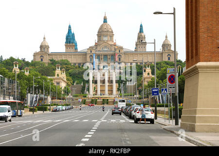 BARCELONA, SPANIEN - 13. JULI 2018: National Art Museum in Barcelona, Katalonien, Spanien Stockfoto