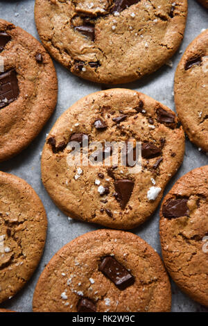 Vegan Chocolate Chip Cookies Stockfoto