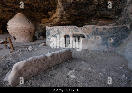 Cueva de la Olla, Mpo. Casas Grandes, Chihuahua, Mexiko Stockfoto