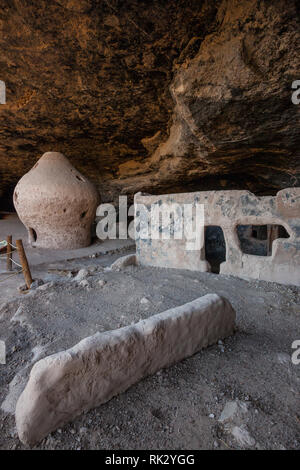 Cueva de la Olla, Mpo. Casas Grandes, Chihuahua, Mexiko Stockfoto