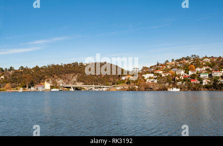 Auf dem Fluss in Launceston, Tasmanien, Australien Stockfoto