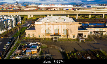 16Th Street Bahnhof, Oakland, CA, USA, Historic Site Stockfoto