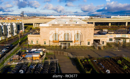 16Th Street Bahnhof, Oakland, CA, USA, Historic Site Stockfoto