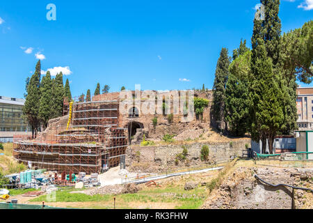 Das Mausoleum des Augustus ist ein großes Grab durch den römischen Kaiser Augustus in Rom, Italien Stockfoto