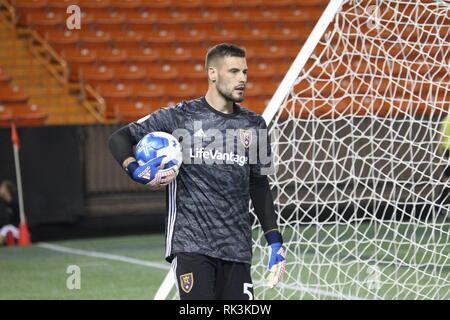 Februar 8, 2019 - Real Salt Lake Torhüter Andrew Putna #51 Während der Pacific Rim Pokalspiel zwischen dem realen Salt Lake und Iwaki FC am Aloha Stadium in Honolulu, HI Michael Sullivan/CSM Stockfoto