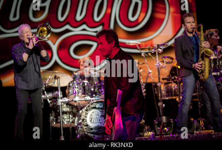 Las Vegas, NV, USA. 8 Feb, 2019. *** Haus AB *** Robert Lamm. Im Bild als Chicago führt auf dem Venezianischen Theater am Venetian Las Vegas in Las Vegas, NV am 8. Februar 2019. Credit: Erik Kabik Fotografie/Medien Punch/Alamy leben Nachrichten Stockfoto