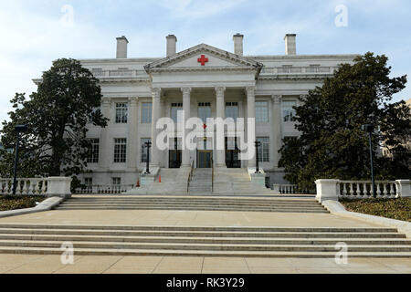 Washington, DC, USA. 3 Feb, 2019. 20190203 - Das Amerikanische Rote Kreuz nationales Hauptquartier in Washington, DC Quelle: Chuck Myers/ZUMA Draht/Alamy leben Nachrichten Stockfoto