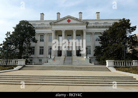 Washington, DC, USA. 3 Feb, 2019. 20190203 - Das Amerikanische Rote Kreuz nationales Hauptquartier in Washington, DC Quelle: Chuck Myers/ZUMA Draht/Alamy leben Nachrichten Stockfoto