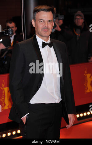 Berlin, Deutschland. 09 Feb, 2019. Berliner Filmfestspiele. Photocall film Gnade in Dieu dargestellt: Francois Ozon Credit: Unabhängige Fotoagentur/Alamy leben Nachrichten Stockfoto