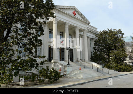 Washington, DC, USA. 3 Feb, 2019. 20190203 - Das Amerikanische Rote Kreuz nationales Hauptquartier in Washington, DC Quelle: Chuck Myers/ZUMA Draht/Alamy leben Nachrichten Stockfoto