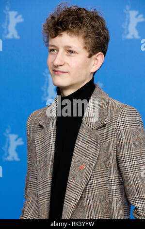 Berlin, Deutschland. 09 Feb, 2019. Jon Ranes während der "Pferde stehlen" fotoshooting an der 69. Internationalen Filmfestspiele Berlin/Berlinale 2019 im Hotel Grand Hyatt am 9. Februar 2019 in Berlin, Deutschland. Credit: Geisler-Fotopress GmbH/Alamy leben Nachrichten Stockfoto