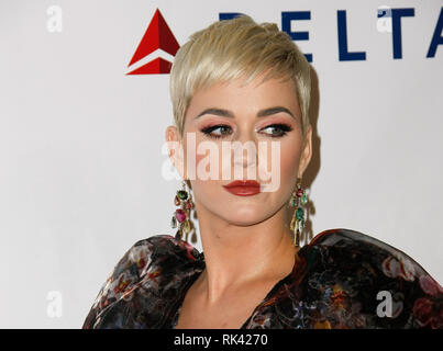 LOS ANGELES, Ca - Februar 08: Katy Perry am MusiCares Person des Jahres Tribut im Los Angeles Convention Center, West Hall am Februar 8, 2019 in Los Angeles, Kalifornien statt. Foto: imageSPACE Stockfoto