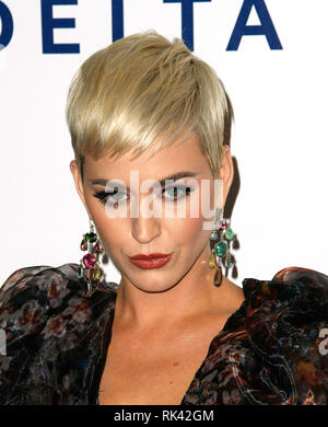 LOS ANGELES, Ca - Februar 08: Katy Perry am MusiCares Person des Jahres Tribut im Los Angeles Convention Center, West Hall am Februar 8, 2019 in Los Angeles, Kalifornien statt. Foto: imageSPACE/MediaPunch Stockfoto