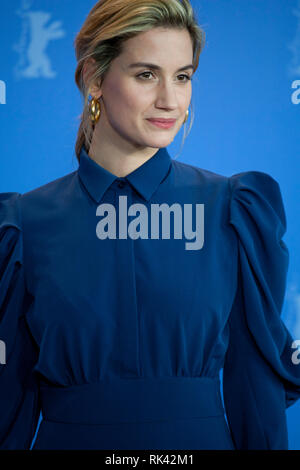 Berlin, Deutschland, 09. Februar 2019. Die Schauspielerin Danica Curcic am Fotoshooting für die Film, Pferde stehlen (Ut Og Stjaele Hester) auf der 69. Berlinale International Film Festival, am Samstag, den 9. Februar 2019, Hotel Grand Hyatt, Berlin, Deutschland. Credit: Doreen Kennedy/Alamy leben Nachrichten Stockfoto