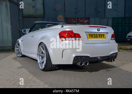 Geändert E87 Form BMW 135 1er Cabrio Stockfoto