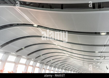 West Kowloon, Hong Kong May 04, 2019: Hongkong West Kowloon Station. Es ist die einzige Station in der Hong Kong Abschnitt und die Verbindung mit dem Festland Ch Stockfoto
