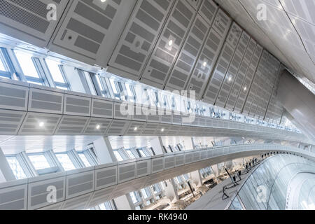 West Kowloon, Hong Kong May 04, 2019: Hongkong West Kowloon Station. Es ist die einzige Station in der Hong Kong Abschnitt und die Verbindung mit dem Festland Ch Stockfoto