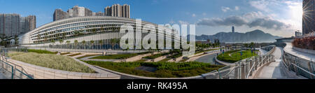 West Kowloon, Hong Kong May 04, 2019: Hongkong West Kowloon Station. Es ist die einzige Station in der Hong Kong Abschnitt und die Verbindung mit dem Festland Ch Stockfoto