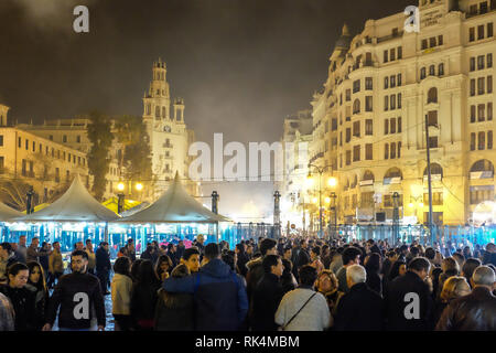 Las Fallas de Valencia Stockfoto