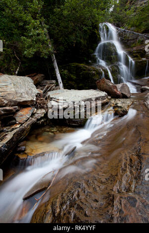 Bijoux Falls Provincial Park, Omineca Region, British Columbia, Kanada Stockfoto