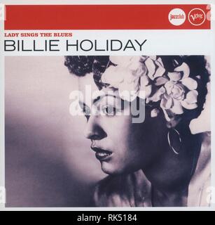 Portada del Disco Lady Sings The Blues de Billie Holiday (1915-1959). Año 2006. Stockfoto