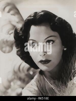 Hedy Lamarr (1914-2000), Actriz cinematográfica e inventora austríaca de origen judío, naturalizada Estadounidense. Inventora del Wifi. Stockfoto