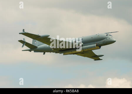 BAe Systems Nimrod MRA4 maritime Patrol und Angriff Luftfahrzeugen die Hawker Siddeley Nimrod MR2 zu ersetzen. Anti-U-Boot Kriegsführung. ZJ 518 Stockfoto