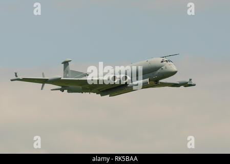 BAe Systems Nimrod MRA4 maritime Patrol und Angriff Luftfahrzeugen die Hawker Siddeley Nimrod MR2 zu ersetzen. Anti-U-Boot Kriegsführung. ZJ 518 Stockfoto