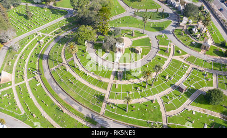 Bergblick Friedhof, Oakland, CA, USA Stockfoto