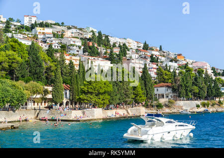 Küste in Neum, Bosnien und Herzegowina Stockfoto