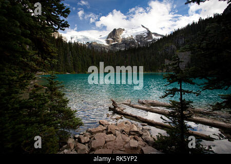 Joffre Lakes Provincial Park, Meer, Himmel Region, British Columbia, Kanada Stockfoto