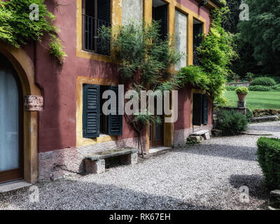 Die Renaissance Gärten der Giusti Palast und Garten (Palazzo e giardino Giusti) Verona, Italien. Stockfoto