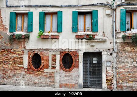 Klassische Venedig mit den typischen Gebäude und Straßen Stockfoto